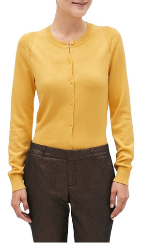 Banana Republic Cardigan Talla Small Color Amarillo