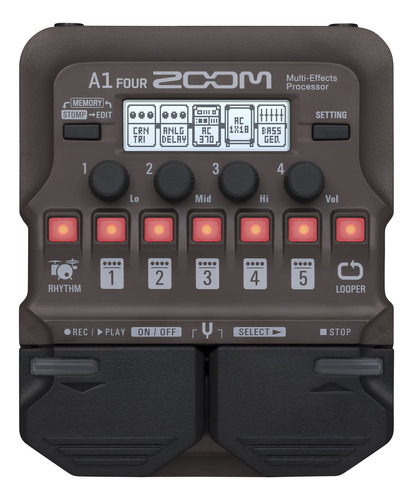 Pedalera Multiefecto Zoom A1 Four