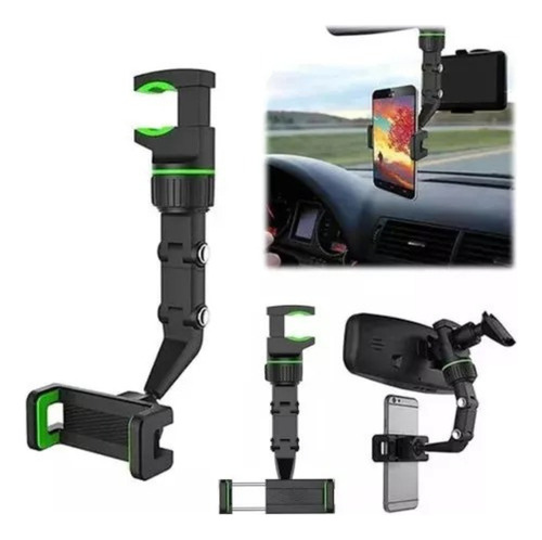 Soporte Para Teléfono Con Espejo Retrovisor 360º Multiuso