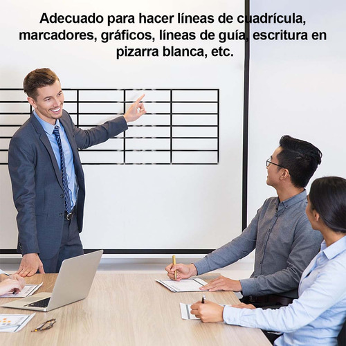 Cinta De Pizarra Blanca Lines Draw A Line 3mm 10 Rollos