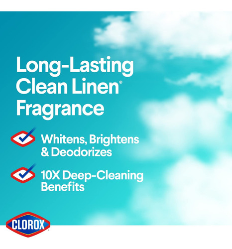Clorox Blanqueador Concentrado Lino Limpio 2 Botellas 1,18 L