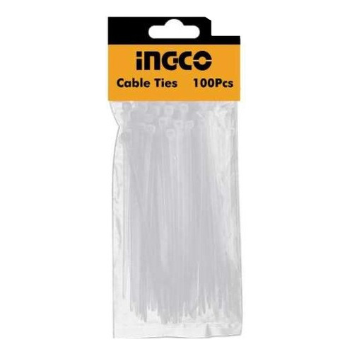 Collarin Precinto  Blanco 200 Mm X 4.8 Cable Ties 