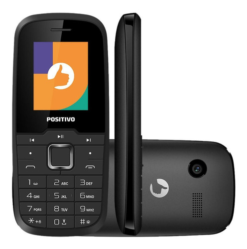 Celular Positivo Feature Phone P26 Dual Sim Preto