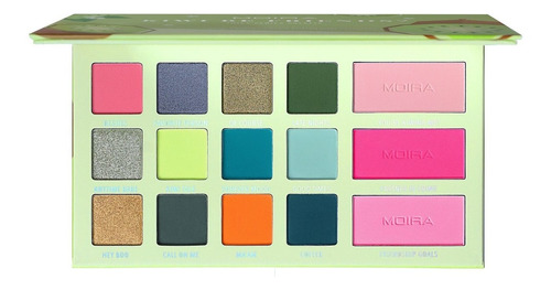 Moira Paleta De Sombras Juicy Kiwi Be Friends 004