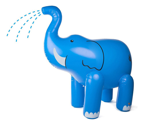 Elefante Inflable Con Rociador De Agua Para Verano Piscina