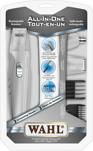 Rasuradora Y Cortadora De Pelo Wahl Home All In One 3297 Recargable Plata