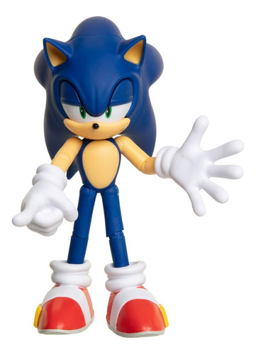 Figura Muñeco Sonic + Accesorios Collectors Edition 15cm