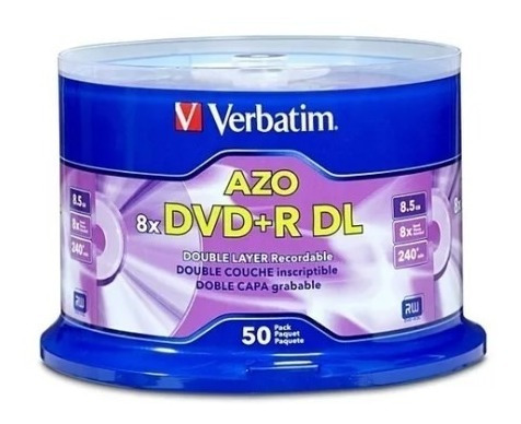 Discos Verbatim Dvd+r Dl Outlet  50 Discos /v