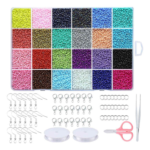 Perlas De Semillas De Plástico, 24 000 Unidades, Kit De Fabr