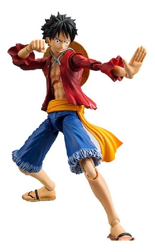 Figura Acción Juguete Pvc One Piece Luffy Shunks