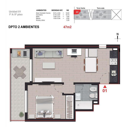 Imagen 3 de 26 de Departamento 1 Dormitorio Ideal Para Vivienda O Renta Con Balcón Terraza Al Frente Zona Centro