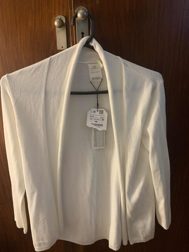 Saco Blanco Zara 9-10 Abierto