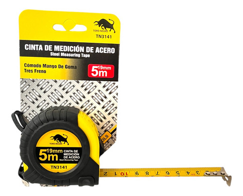 Pack 6 Huinchas Cinta De Medir Flexometro Retráctil 5 Metros