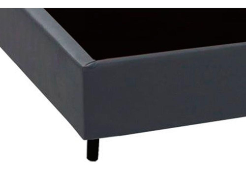 Cama Box Base Queen Universal Courano Gray (158x198x20) - Co