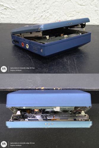Reproductor Minidisc Sony Md Walkman Mz-r700 No Sirve Lector Azul Acero (Usado)