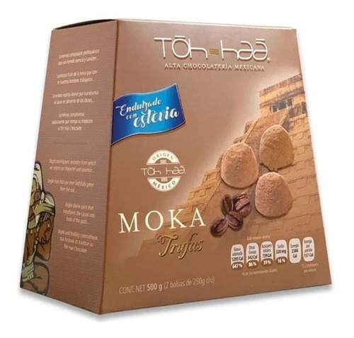 Trufas De Chocolate Moka Sin Azúcar- Toh Haa 500gr