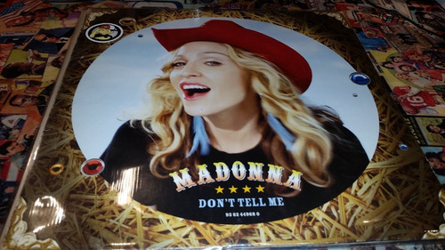 Madonna Don't Tell Me Vinilo Maxi Azul Europe 2000