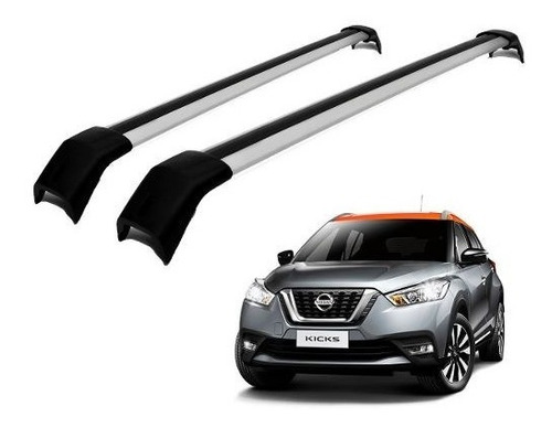 Rack De Teto Travessa Alumínio Nissan Kicks 2020 Projecar