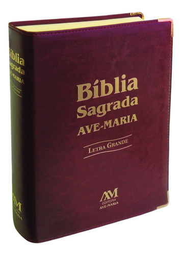 Livro Bíblia Sagrada Ave Maria  Letra Grande