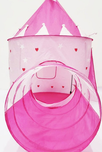 Imagen 3 de 6 de Carpa Castillo Cn Tunel Tienda De Juegos Plegable Para Niños