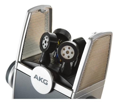 Imagem 5 de 11 de Microfone AKG Lyra condensador estéreo azul/prateado