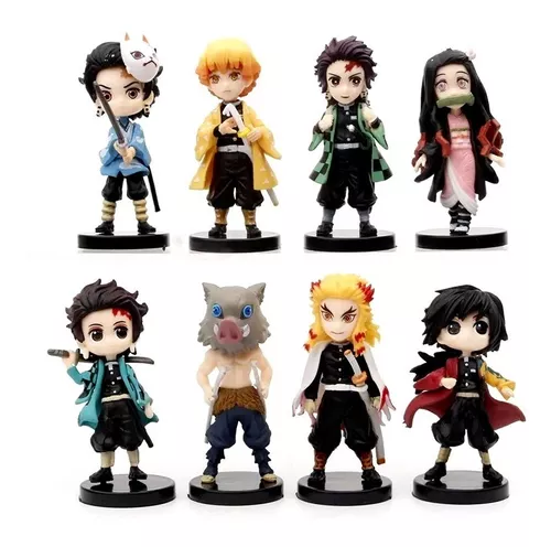 Demon Slayer - Kimetsu no Yaiba Boneco - Chibi - Figura de Ação - Action  Figure