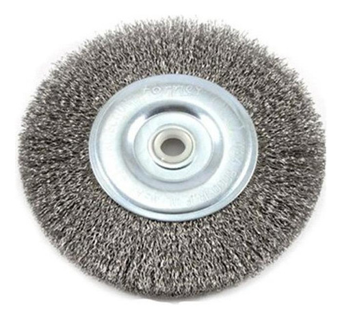 Forney 72745 Wire Bench Wheel Brush Grueso Prensado Con 12 P