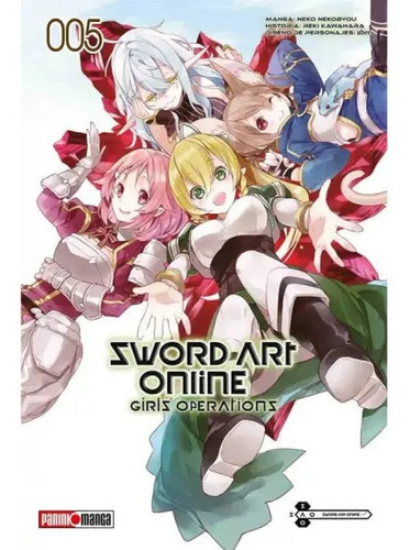 Sword Art Online Girls Operation, De Reki Kawahara., Vol. 5. Editorial Panini, Tapa Blanda En Español, 2020