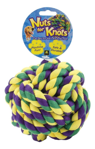Multipet Nuts For Knots Ball Juguete Mediano Para Perros, Su
