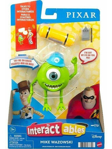 Figura Mike Wazowski Disney Monster Inc Interactables