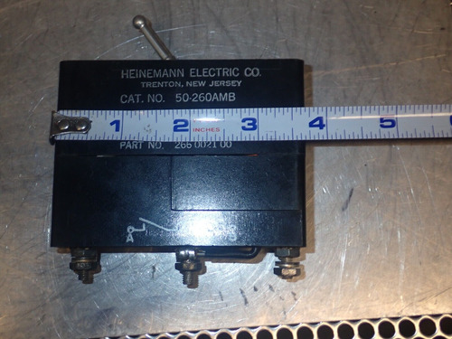 Heinemann 50-260amb Circuit Breakers 10/20a 230/115vac N Zza