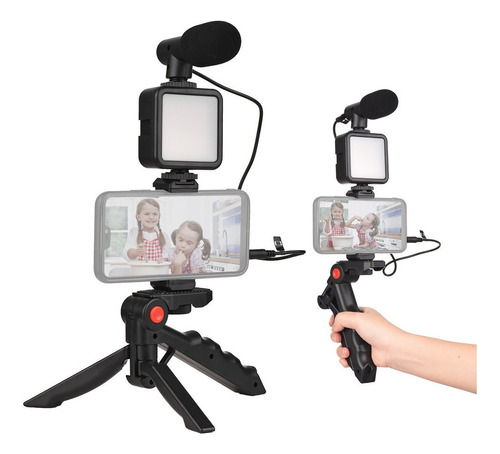 Kit De Vlog+video Vlog Phone Kit Para Smartphone Con L