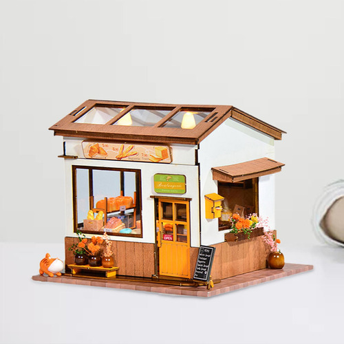 Kits De Casa De Muñecas En Miniatura Para , Rompecabezas De