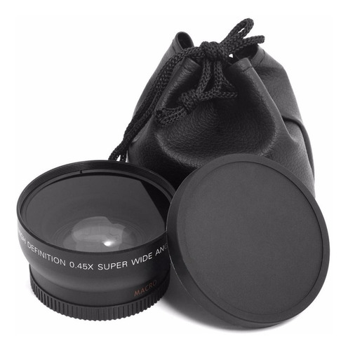 Lente Grande Angular Wide 0.45x 52mm + Macro Universal