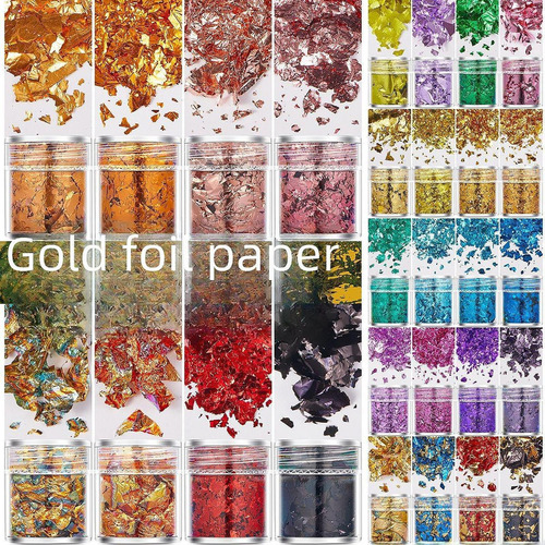 4 Piezas De Confeti De Copos De Papel De Aluminio Azul Verde