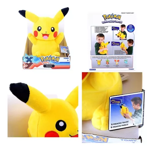 TOMY Pokémon Pelúcia XY Pikachu ( Original ) - Shoptoys Brinquedos e  Colecionáveis