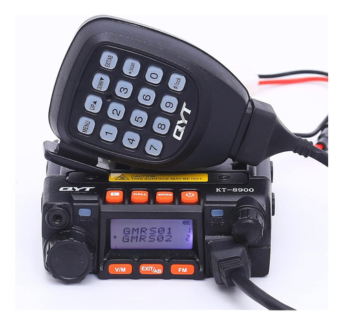 Qyt Kt-8900 Mini Coche Gmrs Radio Transceptor Móvil 20 Vatio