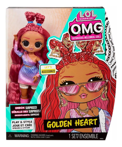 Lol Sorpresa! Omg Golden Heart Fashion Doll