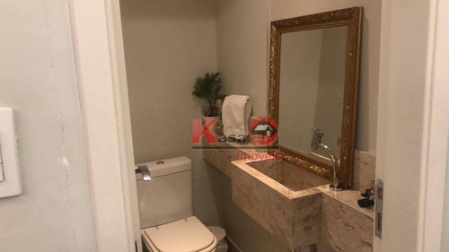 Imagem 8 de 20 de Apartamento Com 3 Dormitórios À Venda, 179 M² Por R$ 850.000,00 - Boqueirão - Santos/sp - Ap10724
