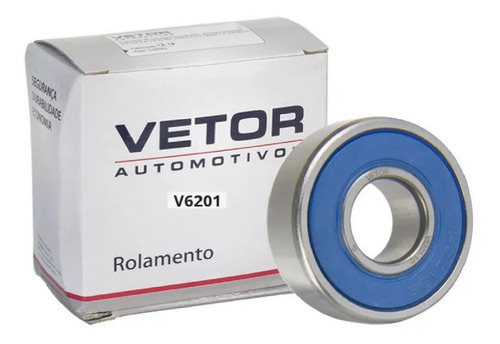 Kit 02 Rolamento 6201 Ddu Vetor / Vto 12/32/10 Mm Vto6201