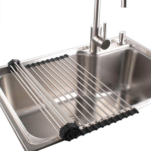 Soporte Enrollable Escurreplatos Para Fregadero 16 , 2 Pzas