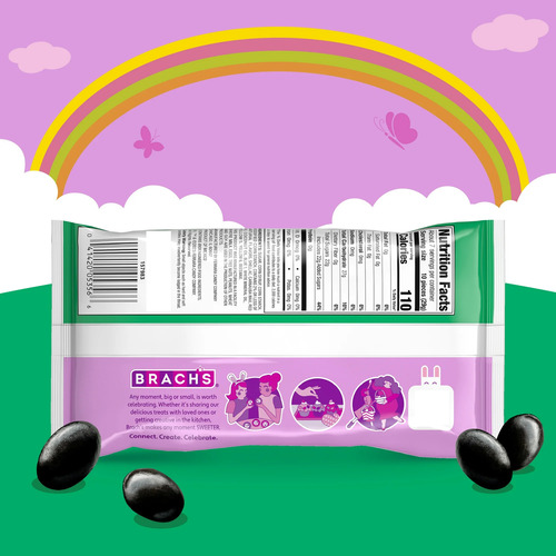 Brach's Black Licorice Jelly Beans Edicion Pascua 198g Ameri