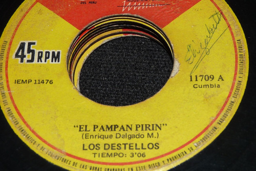 Jch- Los Destellos El Pampan Pirin / Mi Noche De Amor 45 Rpm