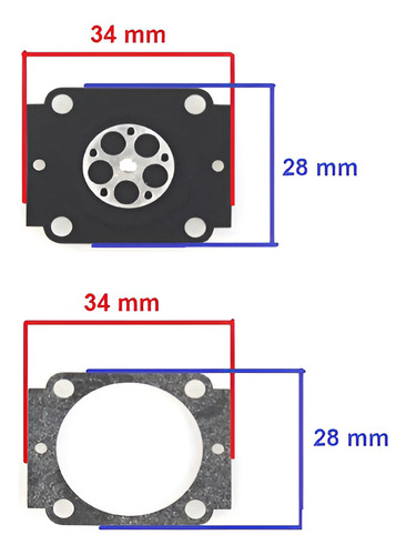 Reparo Carburador Stihl-fs120/300/350 Compativel Zama Br164