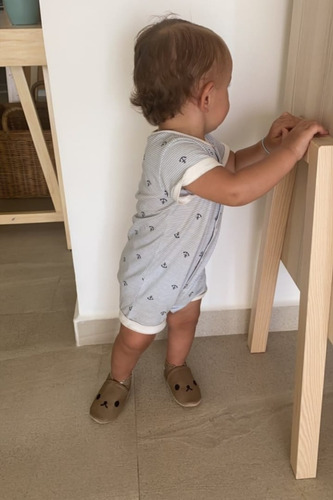 Imagen 7 de 9 de Suabs, Oso Café. Zapatos Para Bebé Niño.