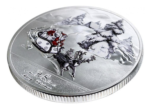 Imagen 4 de 12 de Moneda Conmemorativa De Navidad Plata X4