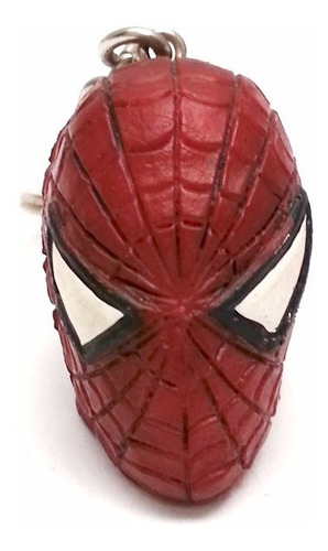 Marvel Spiderman Cabeza Llavero Caucho