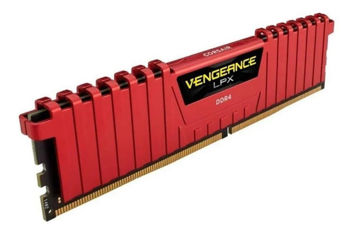 Corsair Vengeance LPX CMK8GX4M1A2666C16 1 8 GB - Rojo