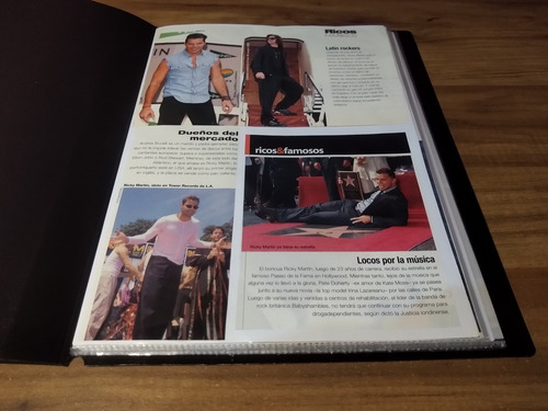 Ricky Martin * Carpeta Recortes Revistas Clippings (Usado)