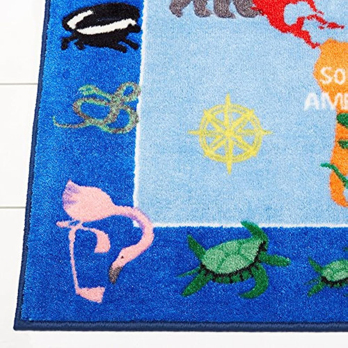 Tapete Decorativo Para Zona, Color Azul